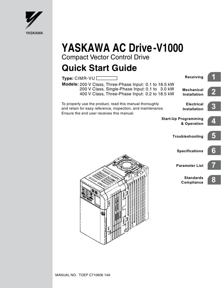 Yaskawa Ac Drive J1000    -  7